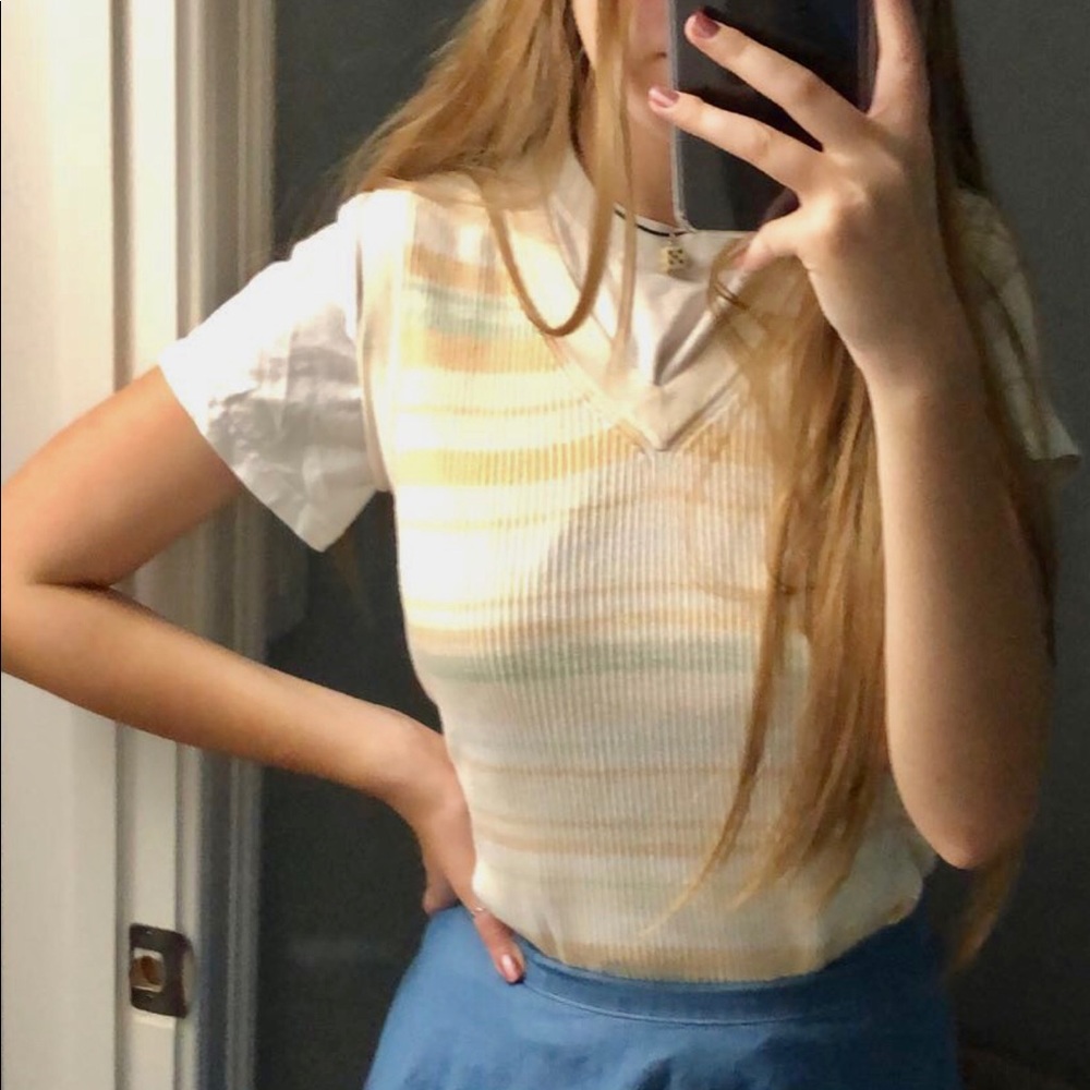 Pastel Sweater Vest